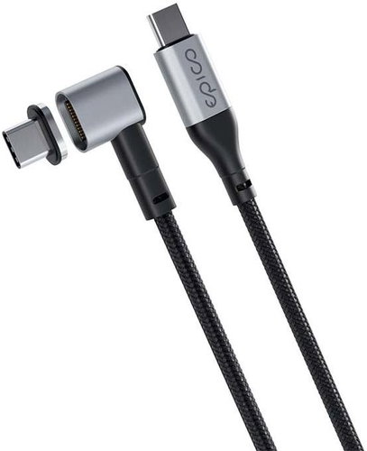 Epico mágneses fonott USB-C és USB-C adatkábel - szürke - Adatkábel - Fő fotó