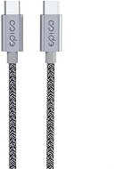 Epico Opletený kábel USB-C na USB-C 1,2 m – vesmírno sivý - Dátový kábel