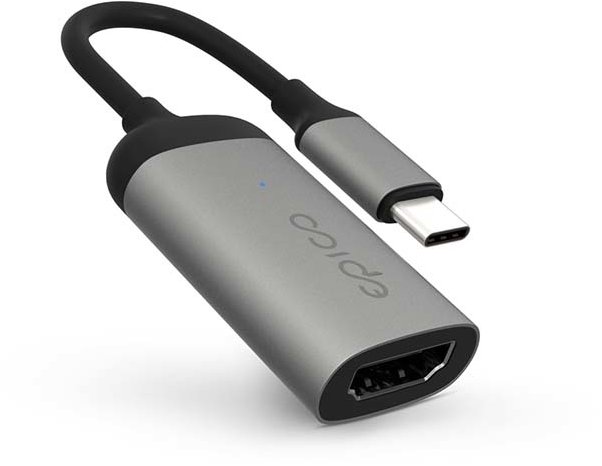 Epico USB-C to HDMI átalakító - asztroszürke