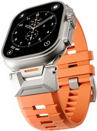 Epico FKM Rubber for Apple Watch SE 44mm/Series 1-9 42/44/45mm, 10-11 46mm/Ultra 49mm, orange - Watch Strap