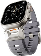 Epico FKM Rubber for Apple Watch SE 44mm/Series 1-9 42/44/45mm, 10-11 46mm/Ultra 49mm, grey - Watch Strap