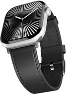 Epico Watch Strap Leather for Apple Watch SE/Series 1-9 (42/44/45mm)/10 (46mm)/Ultra (49mm) - Black - Watch Strap