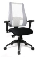 TOPSTAR Lady Sitness Deluxe bielo-čierna - Kancelárska stolička