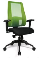 TOPSTAR Lady Sitness Deluxe zeleno-čierna - Kancelárska stolička