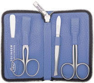 ERBE SOLINGEN Kožená cestovní manikúra s nerezovými nástroji "Piemont" 9339 modrá - Manicure Set