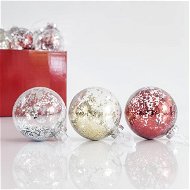 Box with 1 plastic ball, 10 cm - Christmas Ornaments
