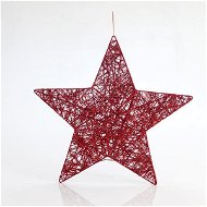 Vánoční ozdoby Závěsná hvězda, červená, 45 cm - Vánoční ozdoby