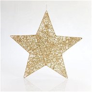 Függő csillag, arany, 60 cm - Karácsonyi díszítés