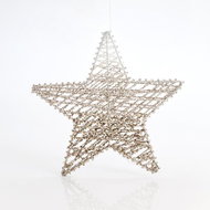Hanging star, gold, 25 cm - Christmas Ornaments