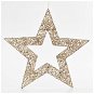 Star, gold with glitter, 60 cm - Christmas Ornaments
