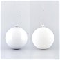 Műanyag fehér gömbök, 8 cm - Karácsonyi díszítés