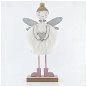 Standing white fairy, 12,5x4x24 cm - Christmas Decoration