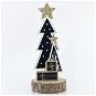 Drevené čierne stromčeky, 19 cm - Vianočná dekorácia