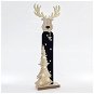 Wooden statue of a deer with a tree, 60 cm - Christmas Ornaments