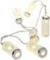 Light Chain EUROLAMP LED light chain with metal cylinder, warm white, 10 pcs - Světelný řetěz