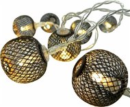 Light Chain EUROLAMP LED light chain with copper balls, warm white, 10 pcs - Světelný řetěz