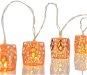 Light Chain EUROLAMP LED Light Chain with Golden Metal Lanterns (10 pcs), Warm White - Světelný řetěz