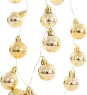 Christmas Lights EUROLAMP LED light chain with champagne balls, warm white, 36 pcs - Vánoční osvětlení