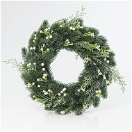 EUROLAMP Snow wreath with white decorations - Christmas Wreath