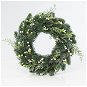 Christmas Wreath EUROLAMP Snow wreath with white decorations - Vánoční věnec