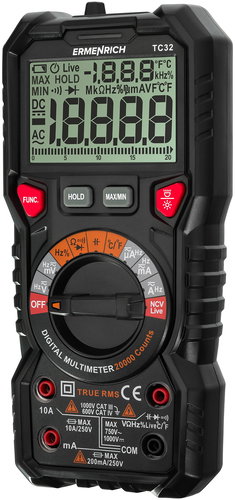 ERMENRICH Digital Multimeter Zing TC32 - Multimeter - Main image