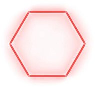 Escape6 Kompletní LED hexagonové svítidlo červené, rozměr 1 element 97 × 84 cm - Modular Light