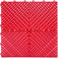 Escape6 WPC dlaždice SORG, 40 × 40 × 1,9 cm, červená, 1 ks - WPC dlaždice