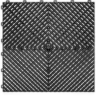 Escape6 WPC tiles SORG, 40 × 40 × 1,9 cm, black, 1 piece - WPC Tiles