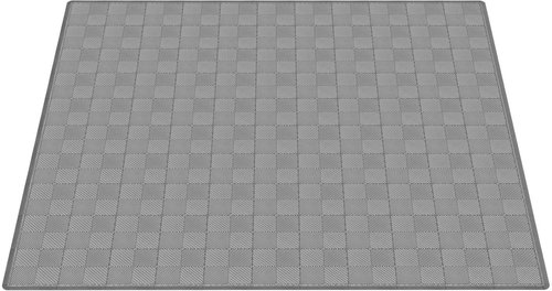 Escape6 WPC flooring, SORG, 4,52 × 4,12 m, grey - WPC Tiles - Main image