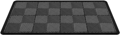 Escape6 WPC flooring SORG, 1,72 × 0,92 m, black - WPC Tiles - Main image