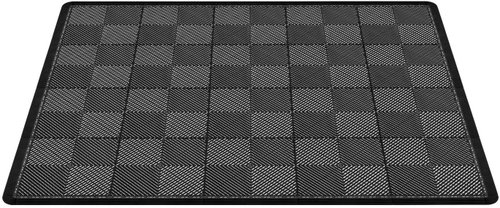 Escape6 WPC flooring SORG, 2,12 × 1,72 m, black - WPC Tiles - Main image
