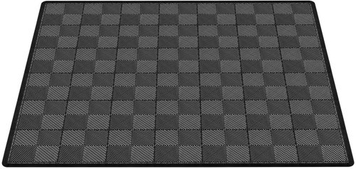 Escape6 WPC flooring, SORG, 2,92 × 2,52 m, black - WPC Tiles - Main image