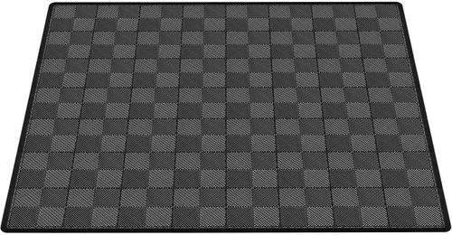Escape6 WPC flooring, SORG, 3,72 × 3,32 m, black - WPC Tiles - Main image