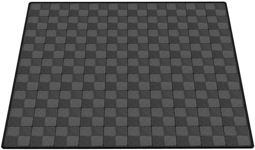 Escape6 WPC flooring, SORG, 4,12 × 3,72 m, black - WPC Tiles - Main image