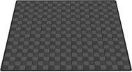 Escape6 WPC flooring, SORG, 4,52 × 4,12 m, black - WPC Tiles