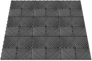 Escape6 WPC flooring SORG, 1,2 × 1,2 m, 9 pcs, black - WPC Tiles