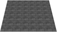 Escape6 WPC flooring, SORG, 2,8 × 2,8 m, 49 pcs, black - WPC Tiles