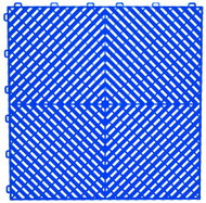 Escape6 Modular floor tiles 40×40cm, blue - WPC Tiles