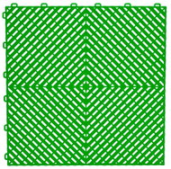Escape6 Modular floor tiles 40×40cm, green - WPC Tiles