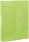 ESSELTE VIVIDA A4 with elastic band, transparent green - Document Folders