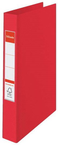ESSELTE Vivida A4 All-plastic, Red - Arch Folder - Main image