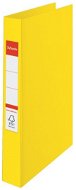ESSELTE Vivida A4 All-plastic, Yellow - Ring Binder