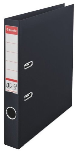 ESSELTE Vivida No.1 Power A4 all-plastic, black - Arch Folder - Main image