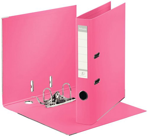 ESSELTE Solea No.1 Power A4 Plastic, Red - Arch Folder - Main image