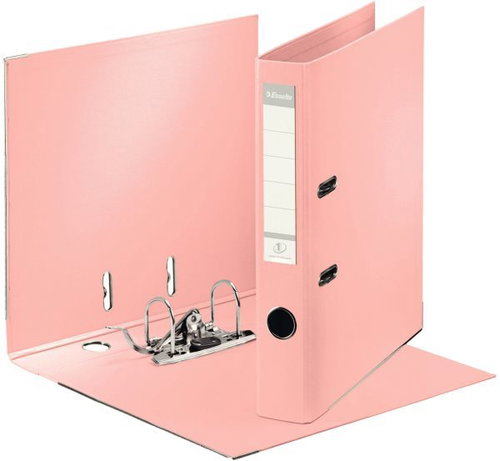 ESSELTE No.1 Power SOLEA A4 50mm Peach - Arch Folder - Main image