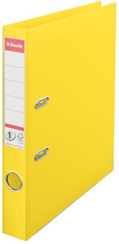 ESSELTE No.1 Power VIVIDA A4 50mm Yellow - Arch Folder - Main image