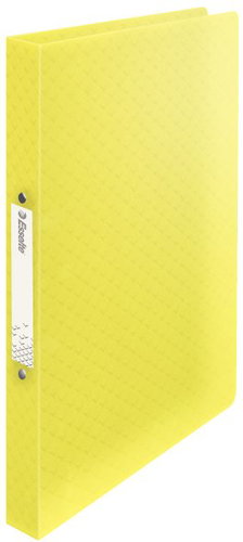 ESSELTE Colour´Ice Two-Ring Binder Yellow - Document Folder - Main image