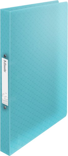 ESSELTE Colour Breeze double ring, transparent blue - Document Folder - Main image