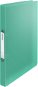 ESSELTE Colour Breeze double ring, transparent green - Document Folders