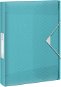 ESSELTE Colour Breeze 40 mm, A4 with elastic band, transparent blue - Document Folders